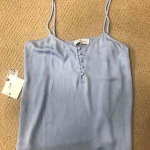 L’Academie light blue silky tank top. Brand new.